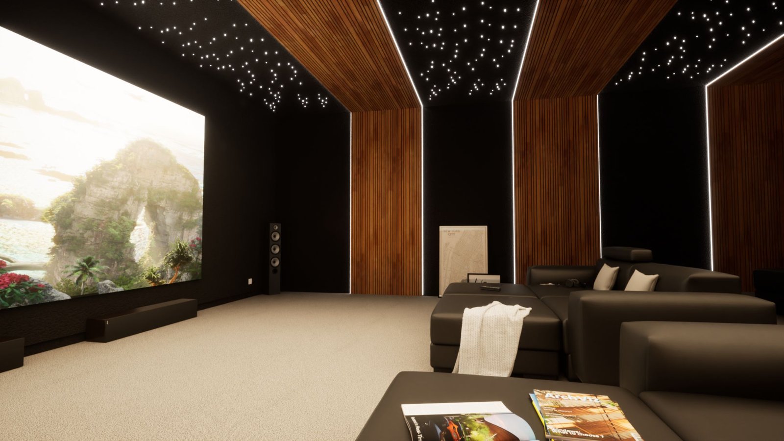 Creacion de sala acustica con paneles